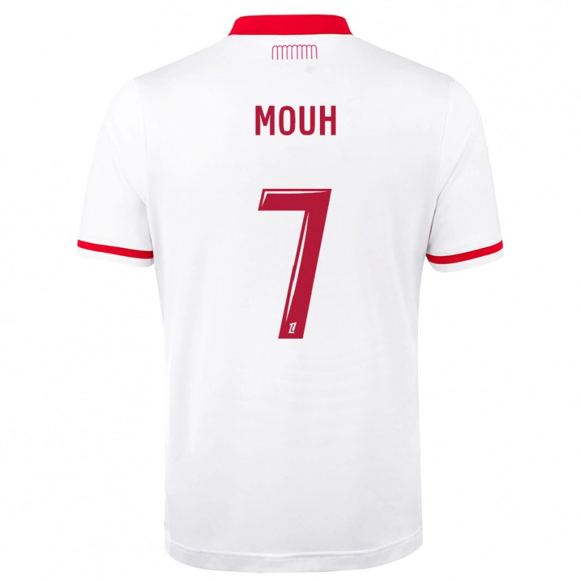 Danxen Donna Maglia Yasir Mouh #7 Rosso Bianco Kit Gara Home 2026/27 Maglietta