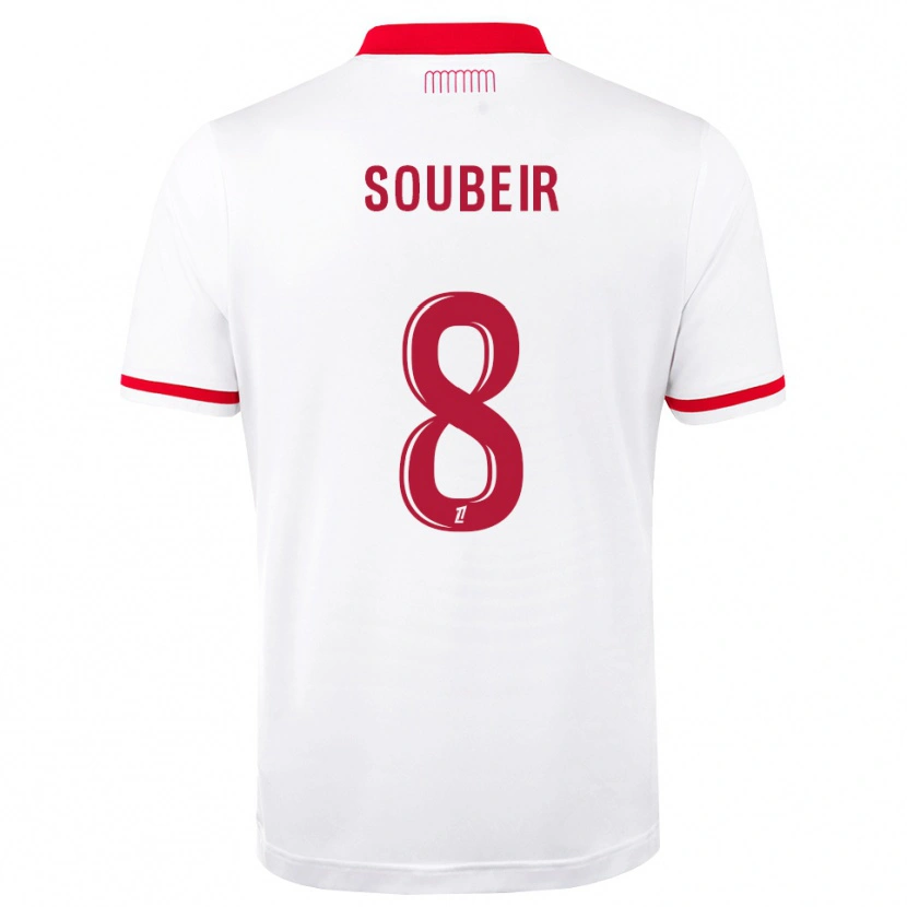 Danxen Donna Maglia Anis Soubeir #8 Rosso Bianco Kit Gara Home 2026/27 Maglietta