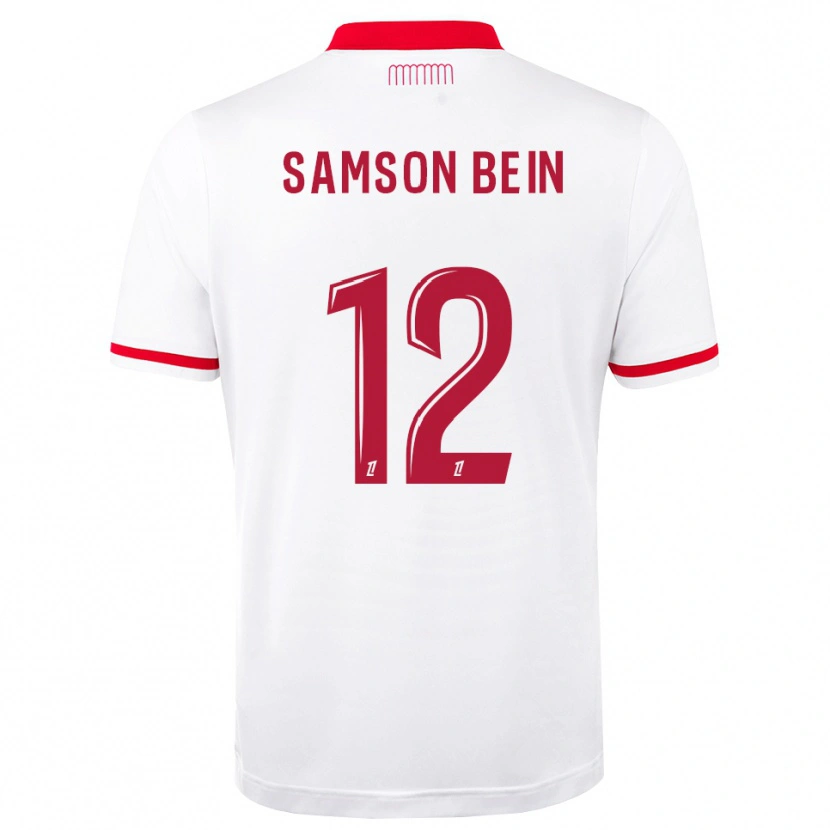 Danxen Donna Maglia Sirak Bein #12 Rosso Bianco Kit Gara Home 2026/27 Maglietta