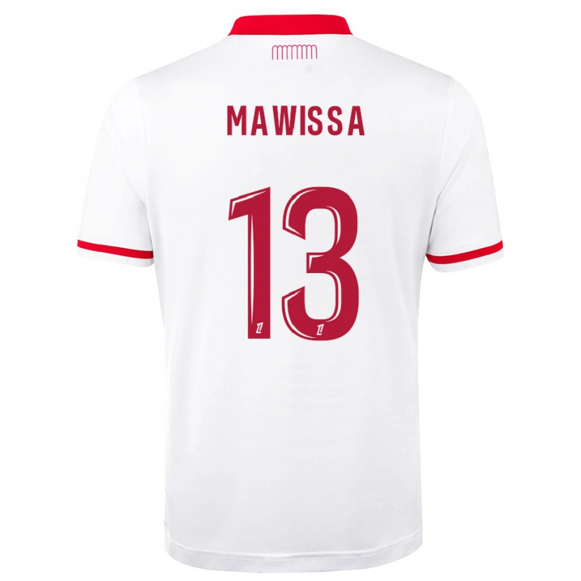 Danxen Donna Maglia Christian Mawissa #13 Rosso Bianco Kit Gara Home 2026/27 Maglietta