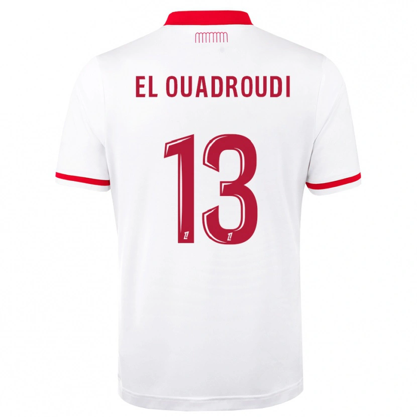 Danxen Donna Maglia Imrane El Ouaroudi #13 Rosso Bianco Kit Gara Home 2026/27 Maglietta