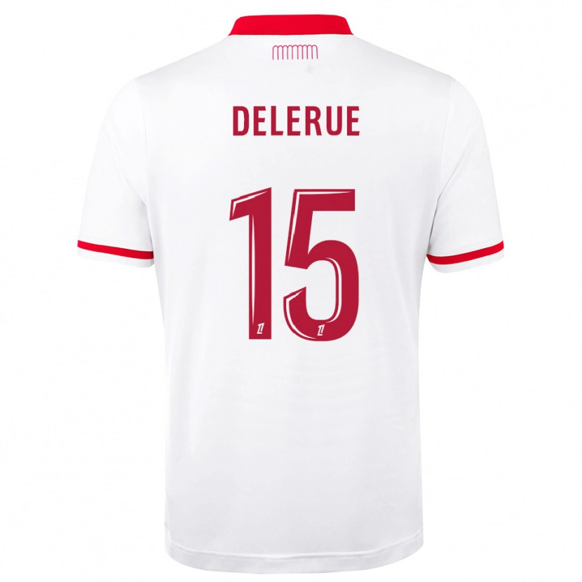 Danxen Donna Maglia Frank Delerue #15 Rosso Bianco Kit Gara Home 2026/27 Maglietta