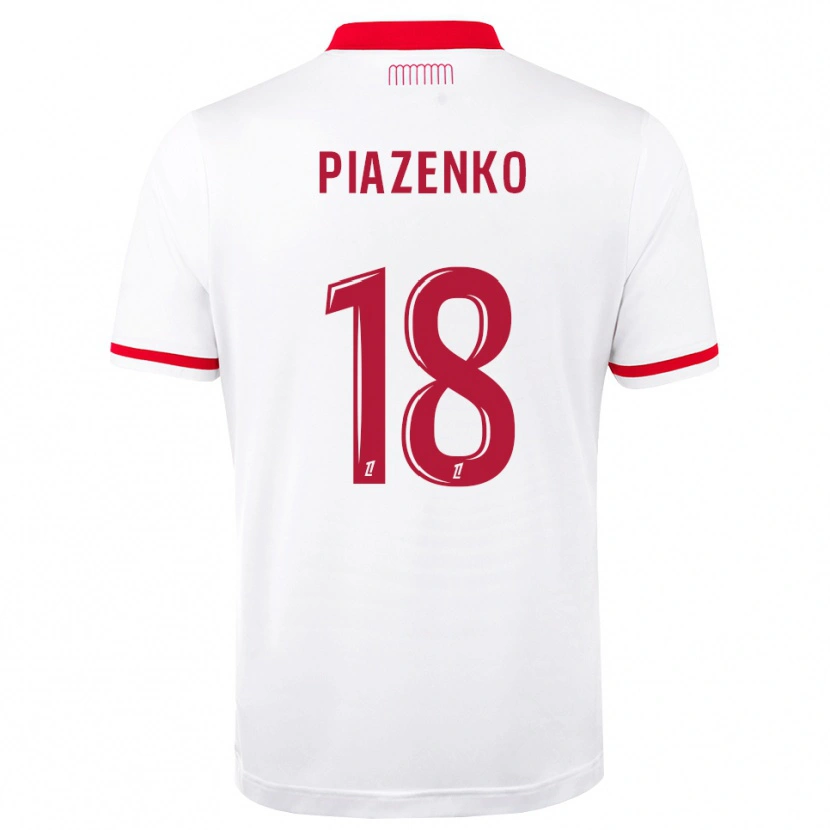 Danxen Donna Maglia Rodion Piazenko #18 Rosso Bianco Kit Gara Home 2026/27 Maglietta