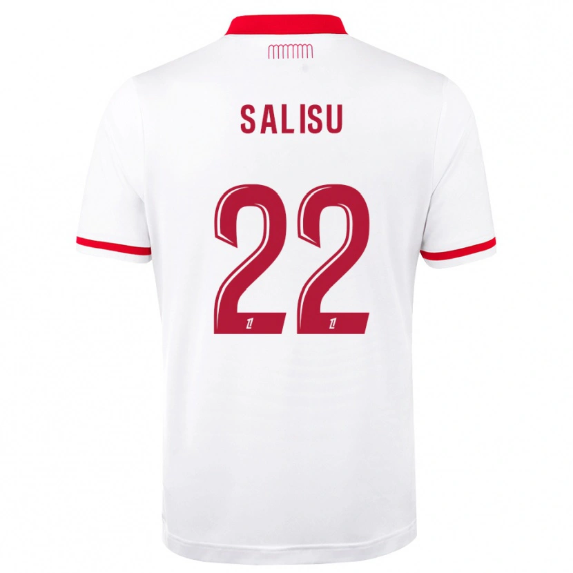 Danxen Donna Maglia Mohammed Salisu #22 Rosso Bianco Kit Gara Home 2026/27 Maglietta