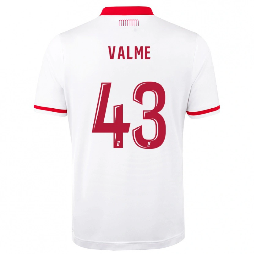 Danxen Donna Maglia Ritchy Valme #43 Rosso Bianco Kit Gara Home 2026/27 Maglietta