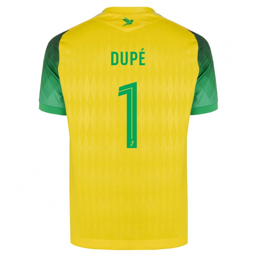 Danxen Donna Maglia Maxime Dupé #1 Giallo Verde Rosso Kit Gara Home 2026/27 Maglietta