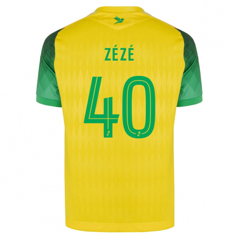 Danxen Donna Maglia Yanel Zézé #40 Giallo Verde Rosso Kit Gara Home 2026/27 Maglietta