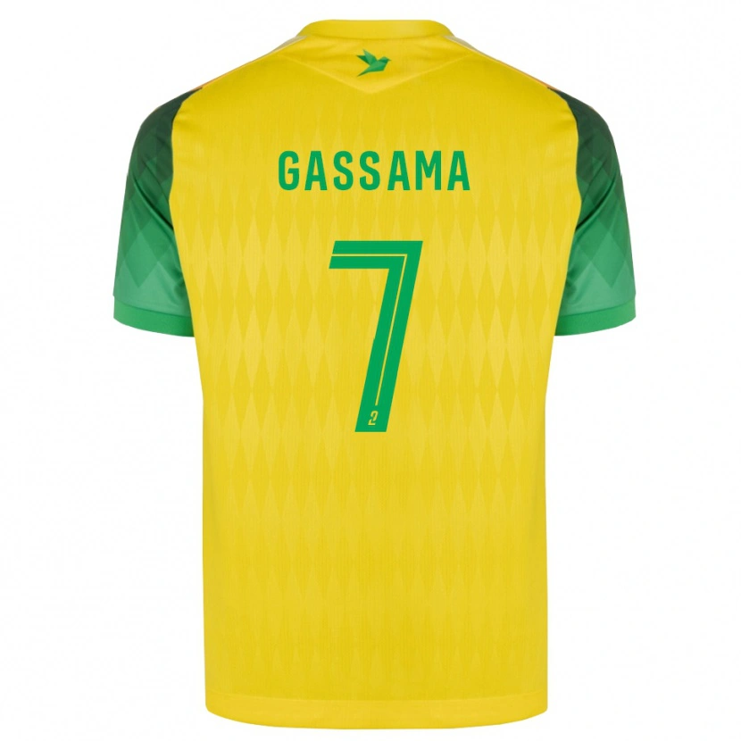 Danxen Donna Maglia Heraba Gassama #7 Giallo Verde Rosso Kit Gara Home 2026/27 Maglietta