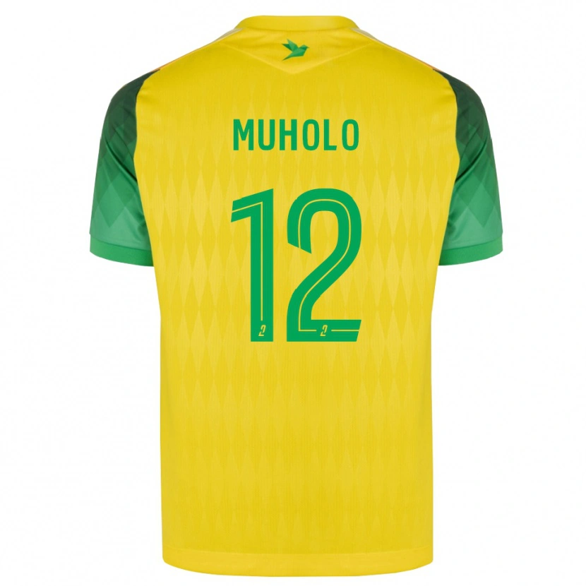 Danxen Donna Maglia Ernest Muholo #12 Giallo Verde Rosso Kit Gara Home 2026/27 Maglietta