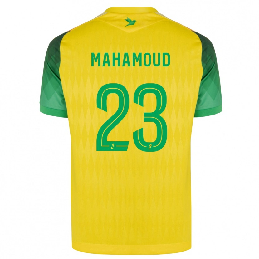 Danxen Donna Maglia Adel Mahamoud #23 Giallo Verde Rosso Kit Gara Home 2026/27 Maglietta