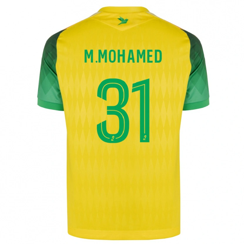 Danxen Donna Maglia Mostafa Mohamed #31 Giallo Verde Rosso Kit Gara Home 2026/27 Maglietta