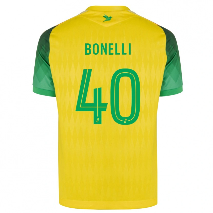 Danxen Donna Maglia Lucas Bonelli #40 Giallo Verde Rosso Kit Gara Home 2026/27 Maglietta
