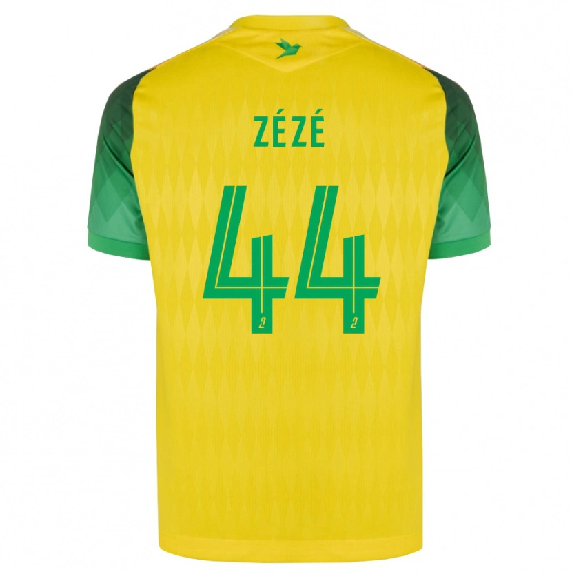 Danxen Donna Maglia Nathan Zézé #44 Giallo Verde Rosso Kit Gara Home 2026/27 Maglietta