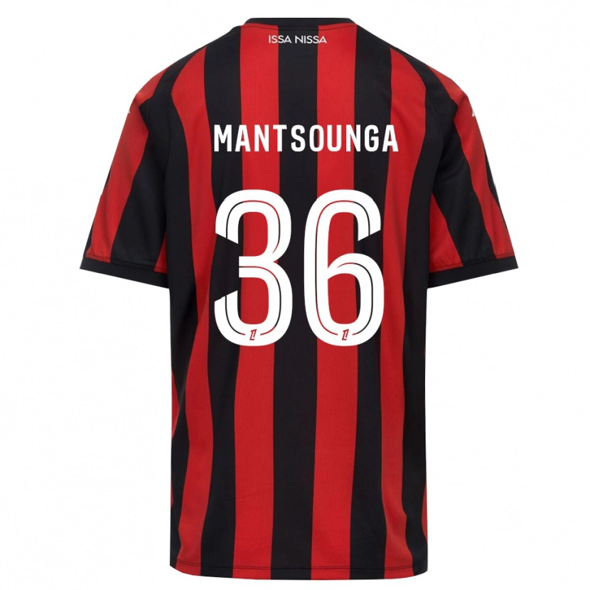 Danxen Donna Maglia Brad-Hamilton Mantsounga #36 Rosso Nero Bianco Kit Gara Home 2026/27 Maglietta