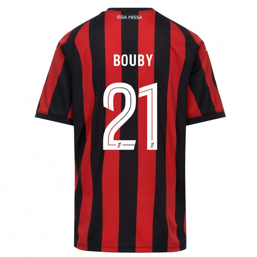 Danxen Donna Maglia Coline Bouby #21 Rosso Nero Bianco Kit Gara Home 2026/27 Maglietta