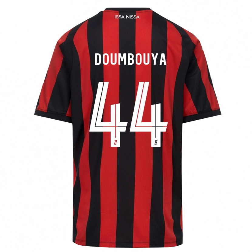 Danxen Donna Maglia Amidou Doumbouya #44 Rosso Nero Bianco Kit Gara Home 2026/27 Maglietta