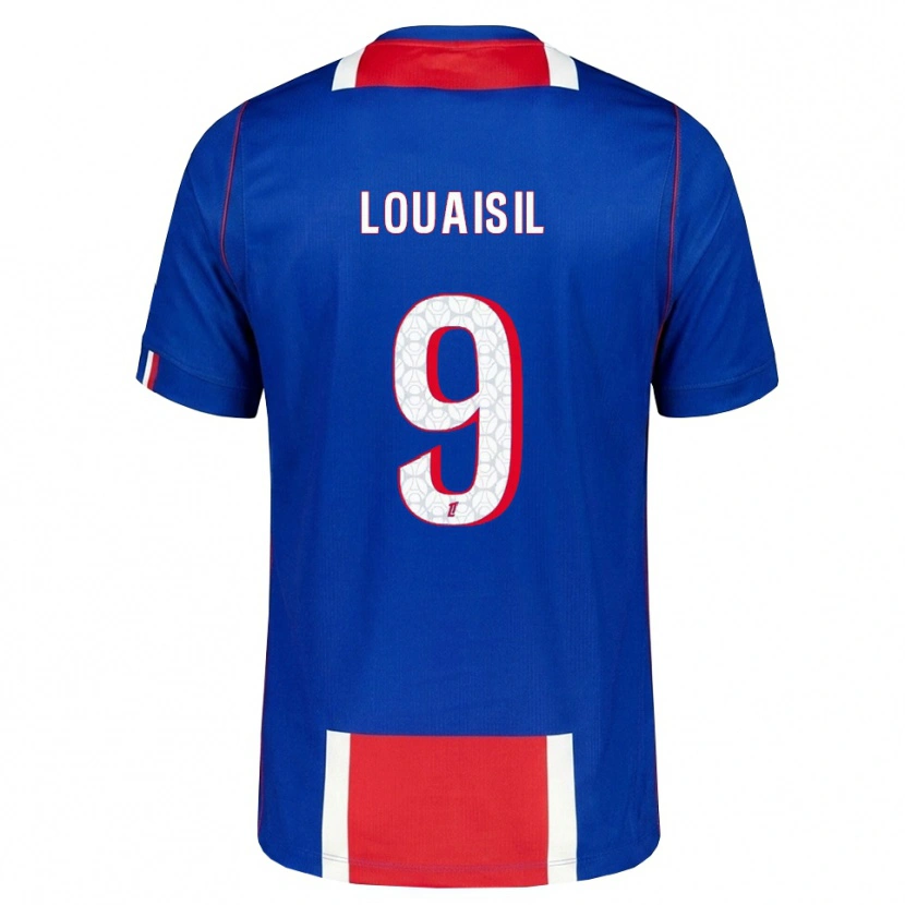 Danxen Donna Maglia Kévin Louaisil #9 Rosso Bianco Blu Kit Gara Home 2026/27 Maglietta