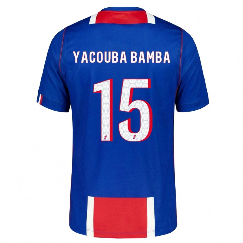 Danxen Donna Maglia Ben Yacouba Bamba #15 Rosso Bianco Blu Kit Gara Home 2026/27 Maglietta
