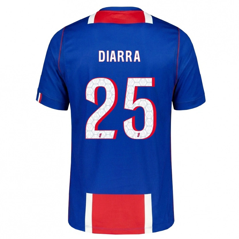 Danxen Donna Maglia Agueissa Diarra #25 Rosso Bianco Blu Kit Gara Home 2026/27 Maglietta