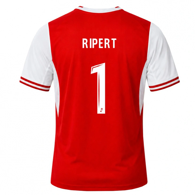 Danxen Donna Maglia Léo Ripert #1 Rosso Bianco Kit Gara Home 2026/27 Maglietta