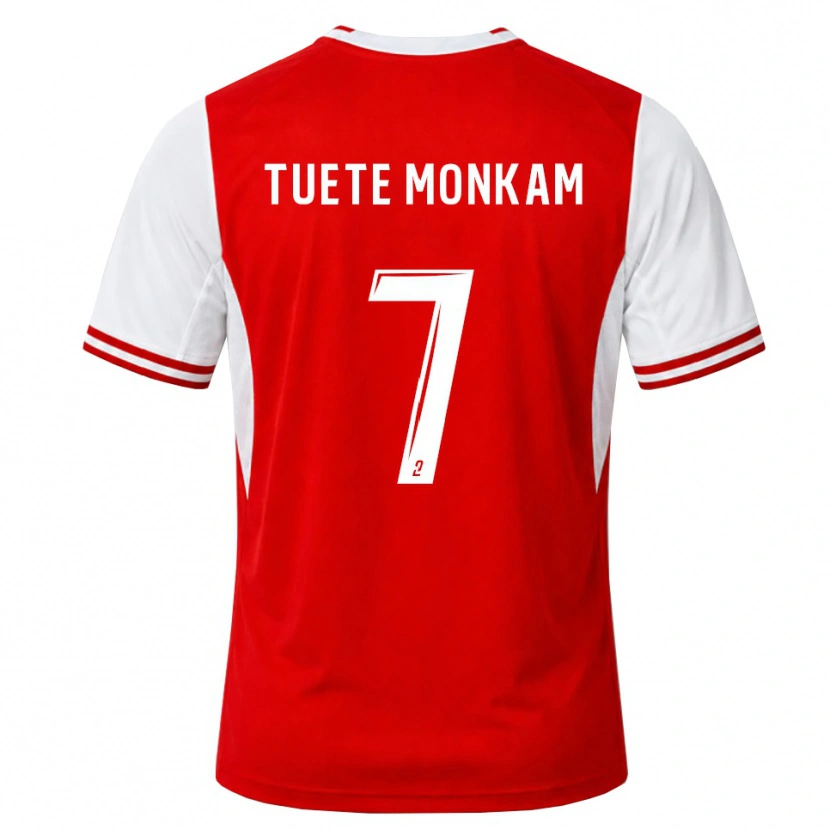Danxen Donna Maglia Malcolm Tuete Monkam #7 Rosso Bianco Kit Gara Home 2026/27 Maglietta