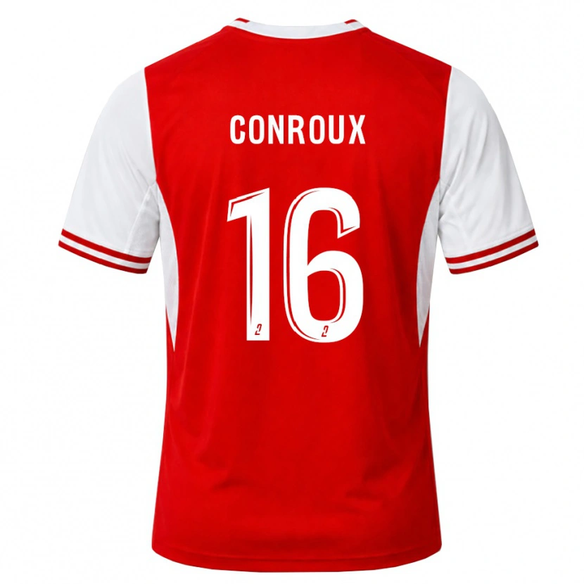 Danxen Donna Maglia Antonin Conroux #16 Rosso Bianco Kit Gara Home 2026/27 Maglietta