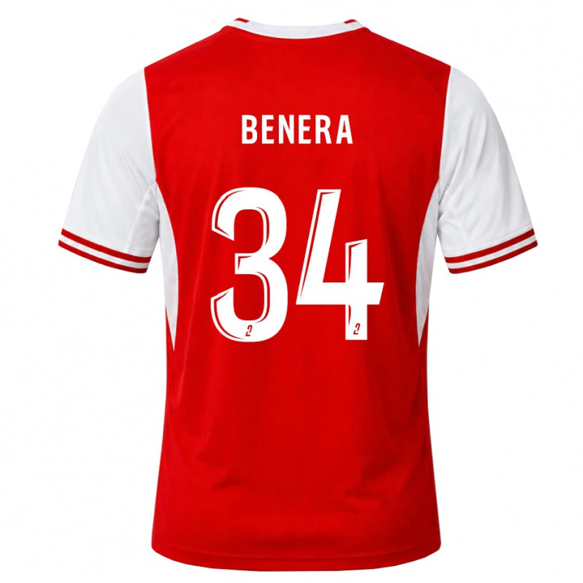 Danxen Donna Maglia Ummene Benera #34 Rosso Bianco Kit Gara Home 2026/27 Maglietta