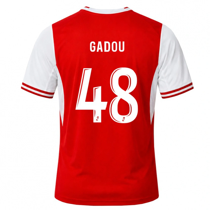 Danxen Donna Maglia Arone Gadou #48 Rosso Bianco Kit Gara Home 2026/27 Maglietta