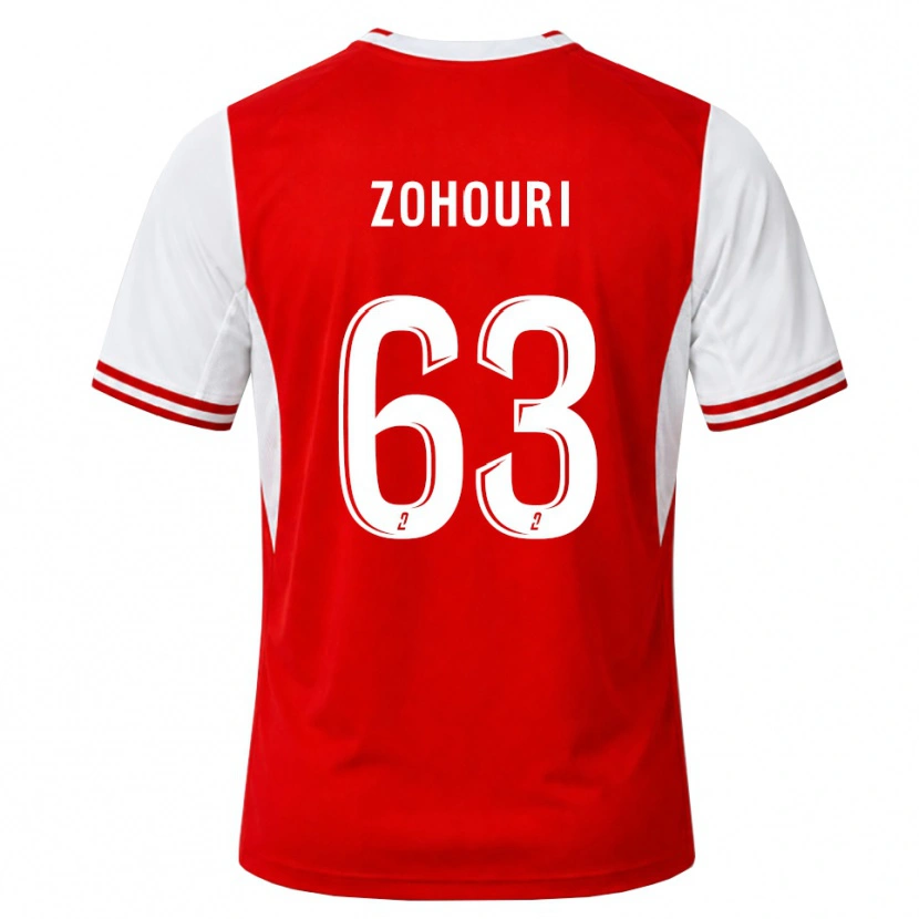 Danxen Donna Maglia Armel Zohouri #63 Rosso Bianco Kit Gara Home 2026/27 Maglietta