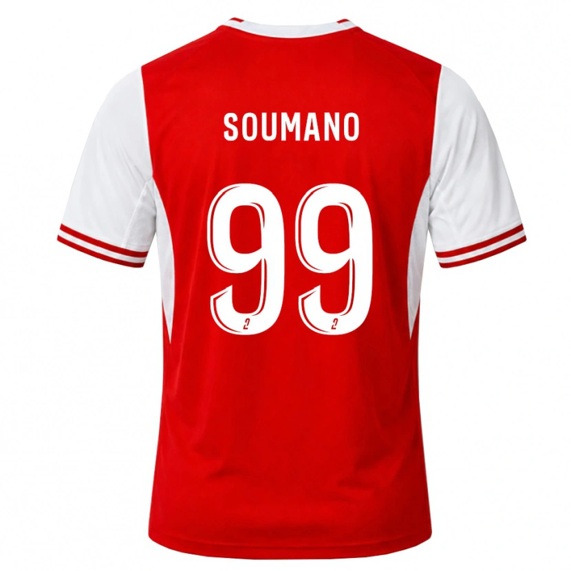 Danxen Donna Maglia Sambou Soumano #99 Rosso Bianco Kit Gara Home 2026/27 Maglietta