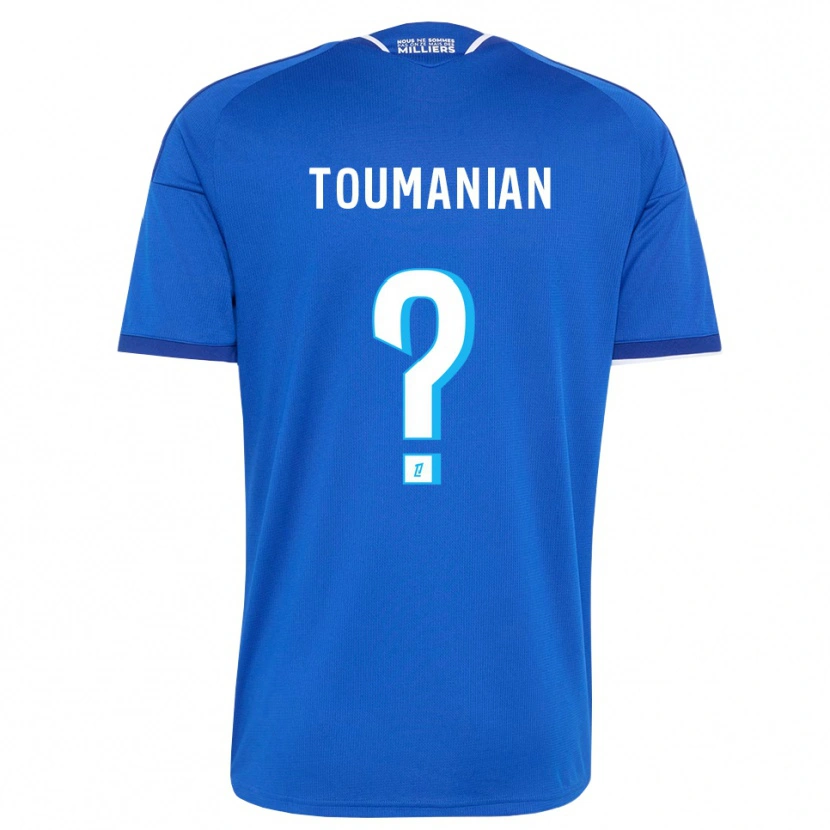 Danxen Donna Maglia Anthony Toumanian #0 Blu Reale Bianco Kit Gara Home 2026/27 Maglietta