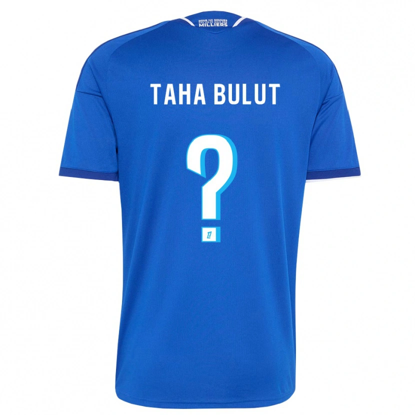 Danxen Donna Maglia Yunus Taha Bulut #0 Blu Reale Bianco Kit Gara Home 2026/27 Maglietta