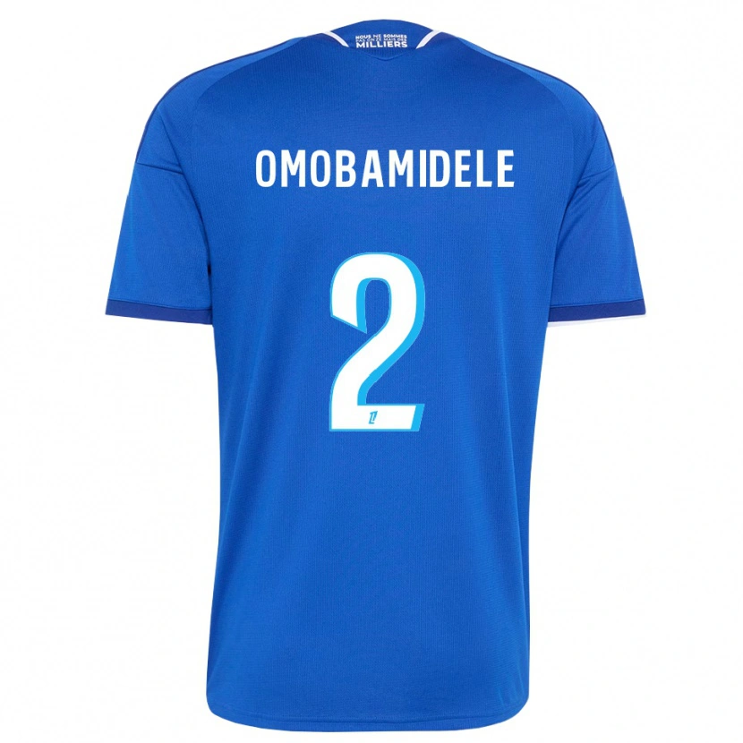 Danxen Donna Maglia Andrew Omobamidele #2 Blu Reale Bianco Kit Gara Home 2026/27 Maglietta