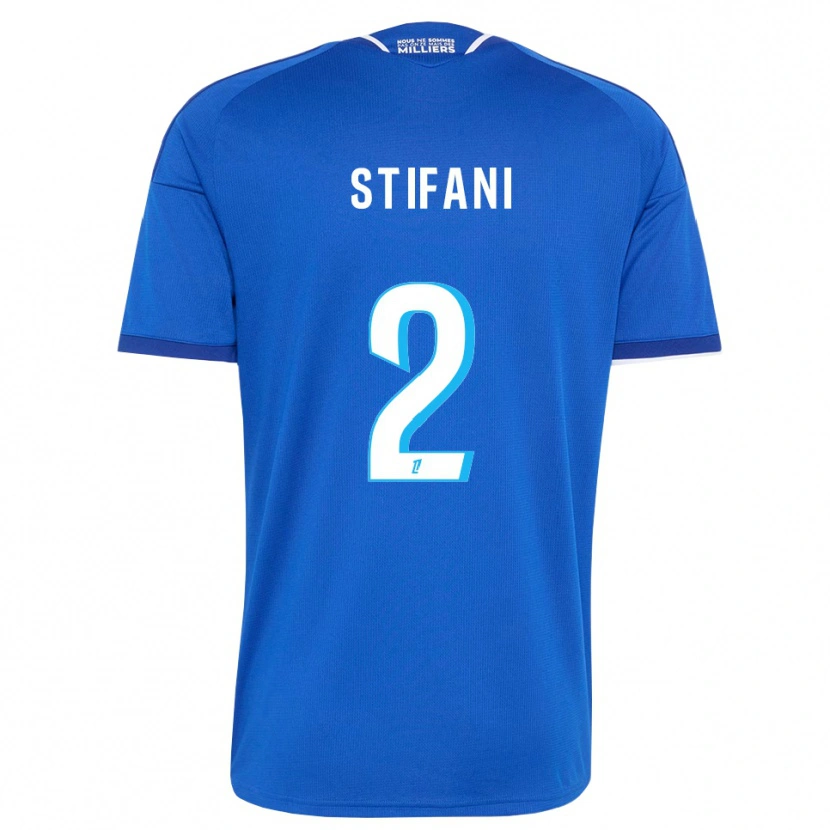 Danxen Donna Maglia Nolaan Stifani #2 Blu Reale Bianco Kit Gara Home 2026/27 Maglietta