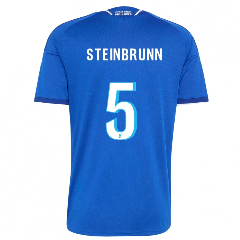 Danxen Donna Maglia Théo Steinbrunn #5 Blu Reale Bianco Kit Gara Home 2026/27 Maglietta