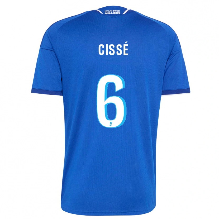 Danxen Donna Maglia Amadou Cissé #6 Blu Reale Bianco Kit Gara Home 2026/27 Maglietta