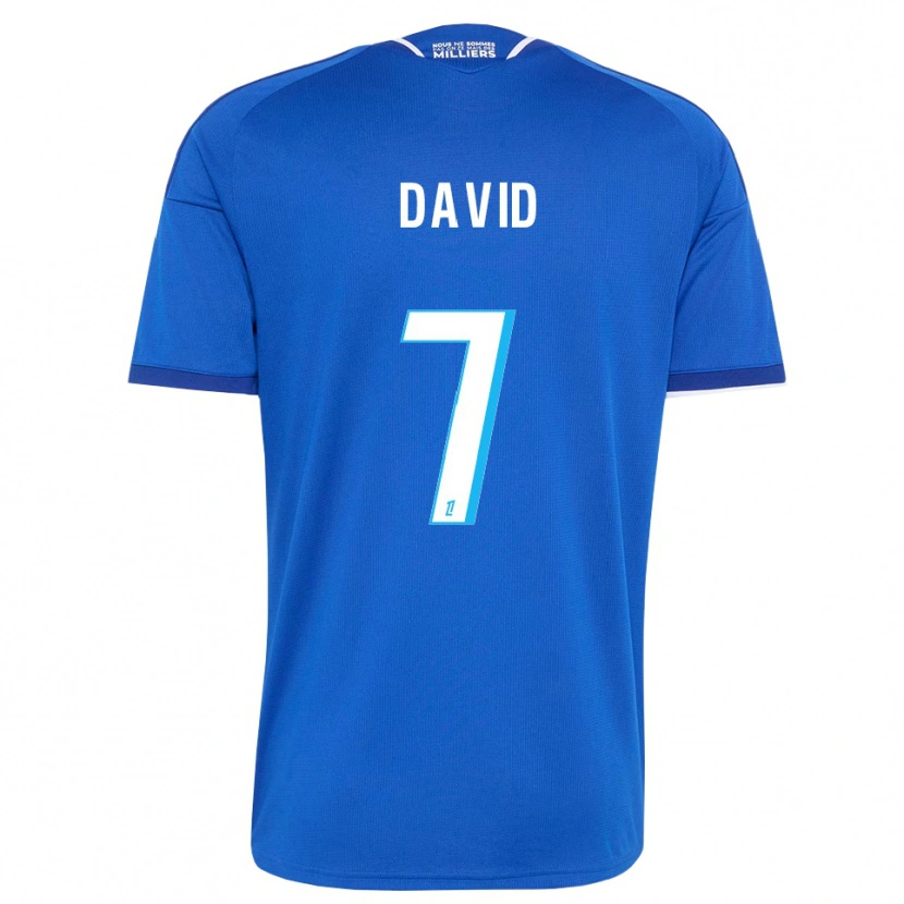 Danxen Donna Maglia David #7 Blu Reale Bianco Kit Gara Home 2026/27 Maglietta