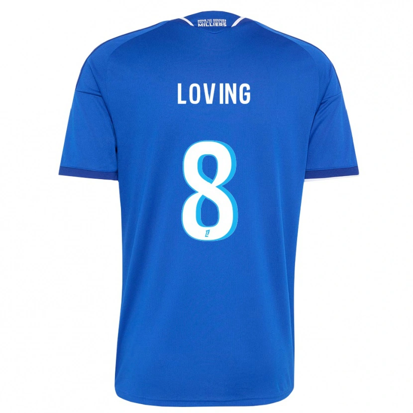 Danxen Donna Maglia Emma Loving #8 Blu Reale Bianco Kit Gara Home 2026/27 Maglietta