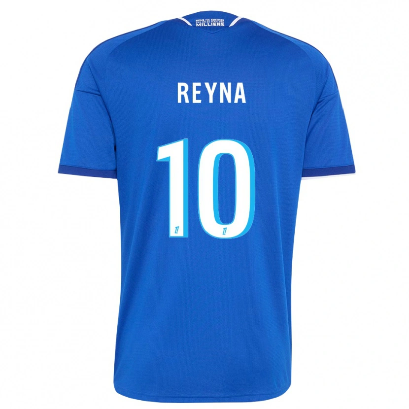 Danxen Donna Maglia Giovanni Reyna #10 Blu Reale Bianco Kit Gara Home 2026/27 Maglietta