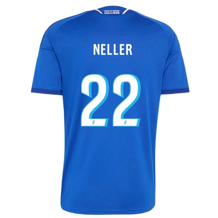 Danxen Donna Maglia Chloé Neller #22 Blu Reale Bianco Kit Gara Home 2026/27 Maglietta