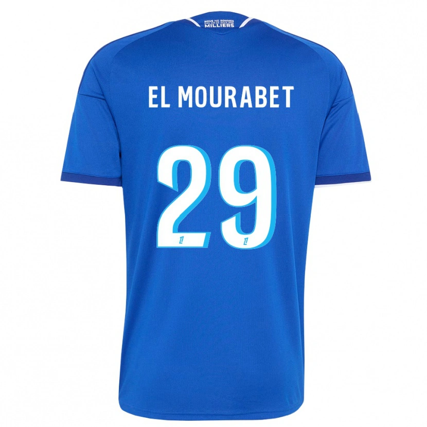 Danxen Donna Maglia Samir El Mourabet #29 Blu Reale Bianco Kit Gara Home 2026/27 Maglietta