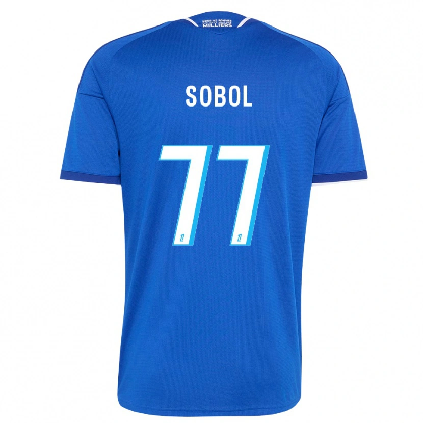 Danxen Donna Maglia Eduard Sobol #77 Blu Reale Bianco Kit Gara Home 2026/27 Maglietta