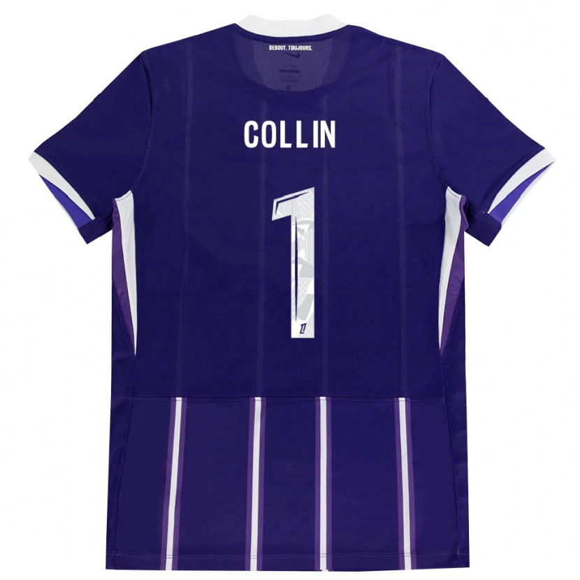 Danxen Donna Maglia Théo Collin #1 Viola Bianco Kit Gara Home 2026/27 Maglietta