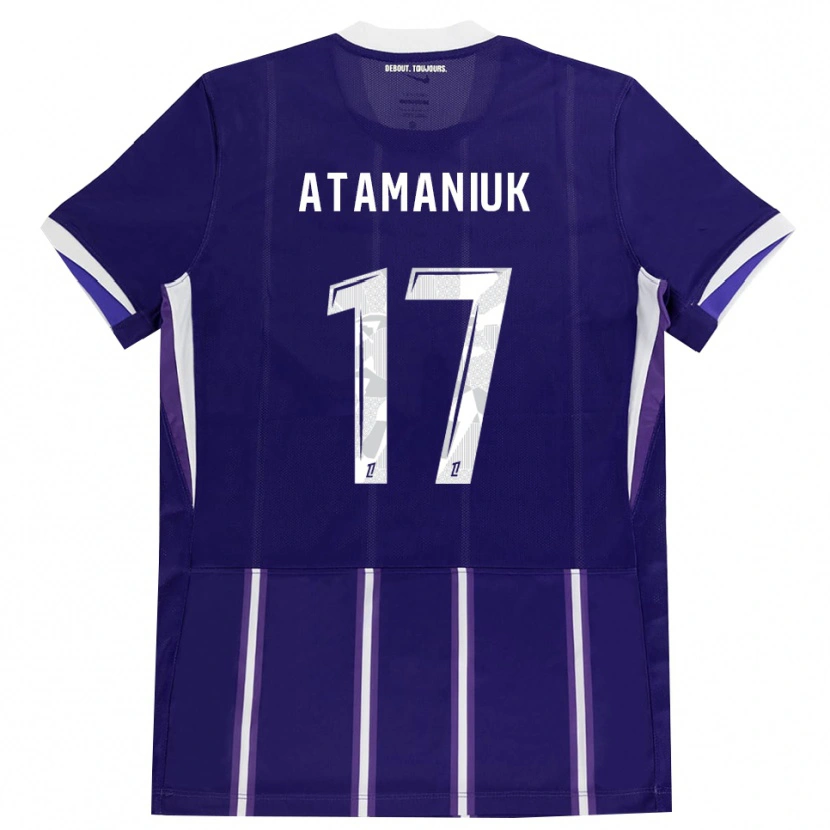 Danxen Donna Maglia Alexandra Atamaniuk #17 Viola Bianco Kit Gara Home 2026/27 Maglietta