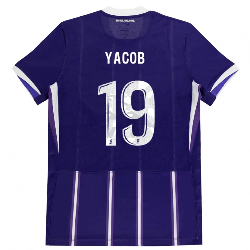 Danxen Donna Maglia Ilana Yacob #19 Viola Bianco Kit Gara Home 2026/27 Maglietta