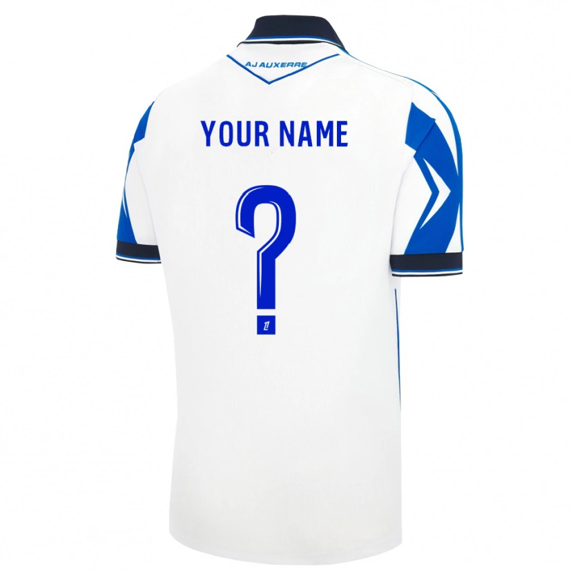 Danxen Donna Maglia Il Tuo Nome #0 Nero Bianco Blu Kit Gara Home 2026/27 Maglietta
