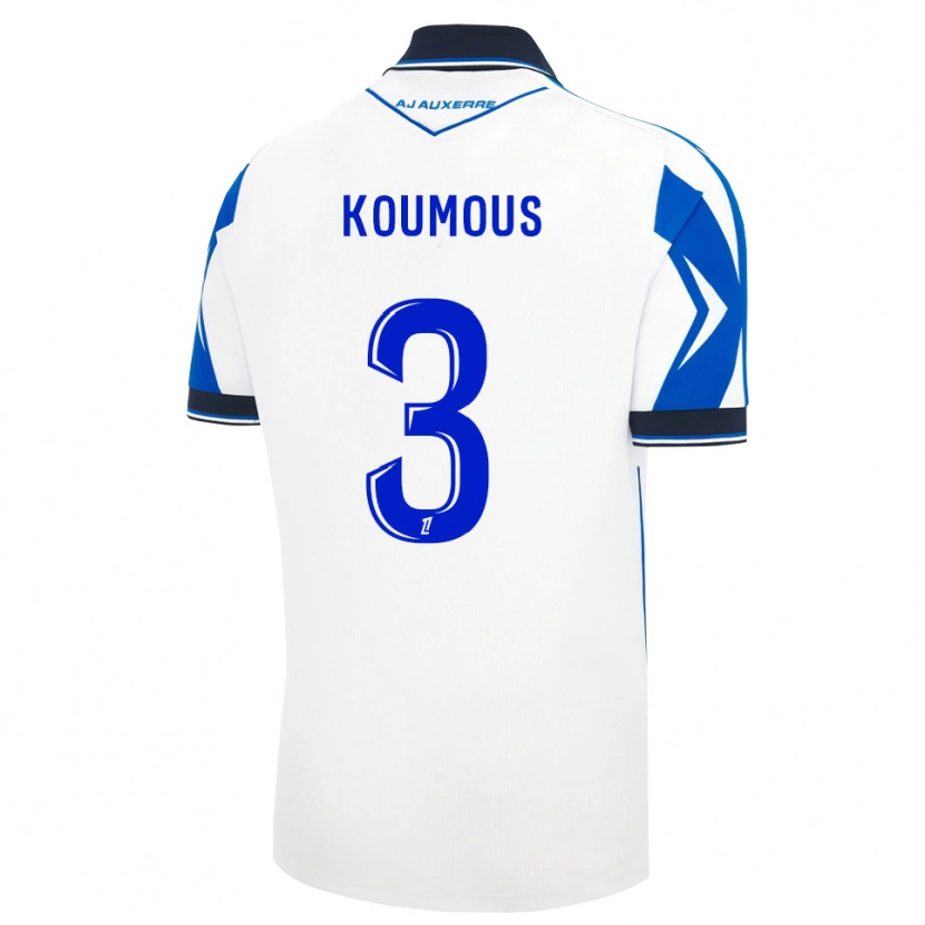 Danxen Donna Maglia Ken Koumous #3 Nero Bianco Blu Kit Gara Home 2026/27 Maglietta
