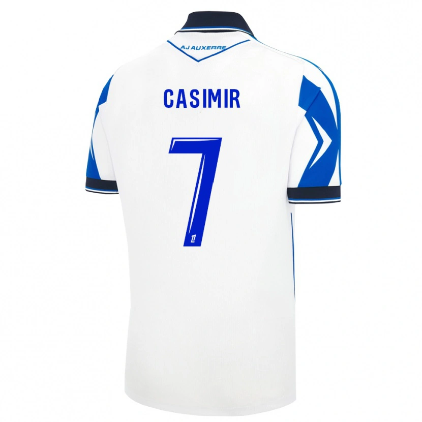 Danxen Donna Maglia Josué Casimir #7 Nero Bianco Blu Kit Gara Home 2026/27 Maglietta