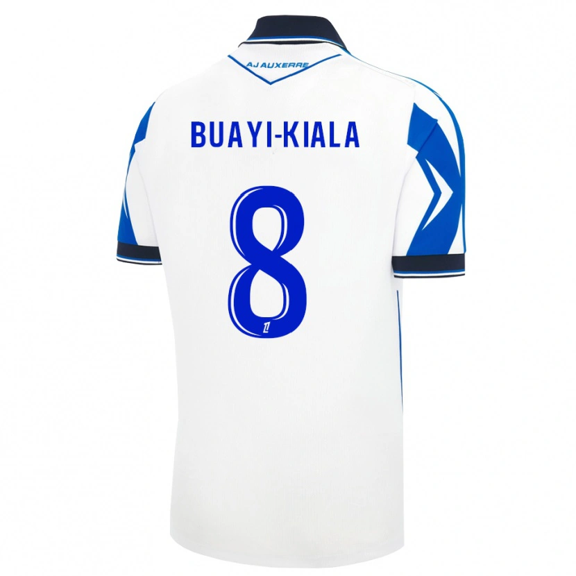 Danxen Donna Maglia Nathan Buayi-Kiala #8 Nero Bianco Blu Kit Gara Home 2026/27 Maglietta