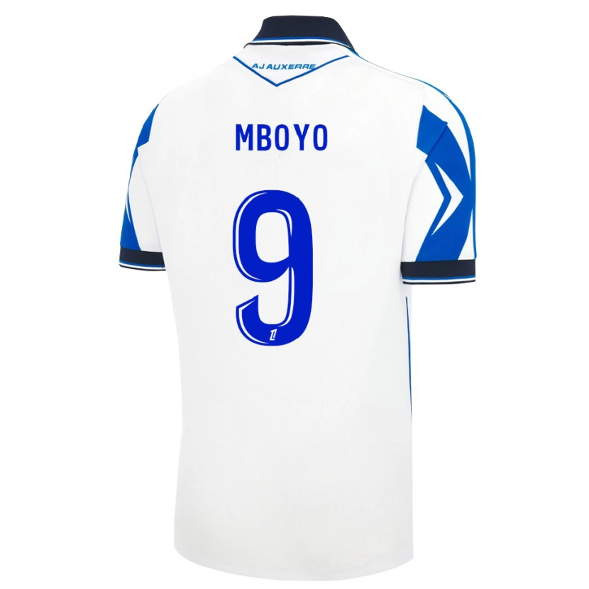 Danxen Donna Maglia Andy Mboyo #9 Nero Bianco Blu Kit Gara Home 2026/27 Maglietta
